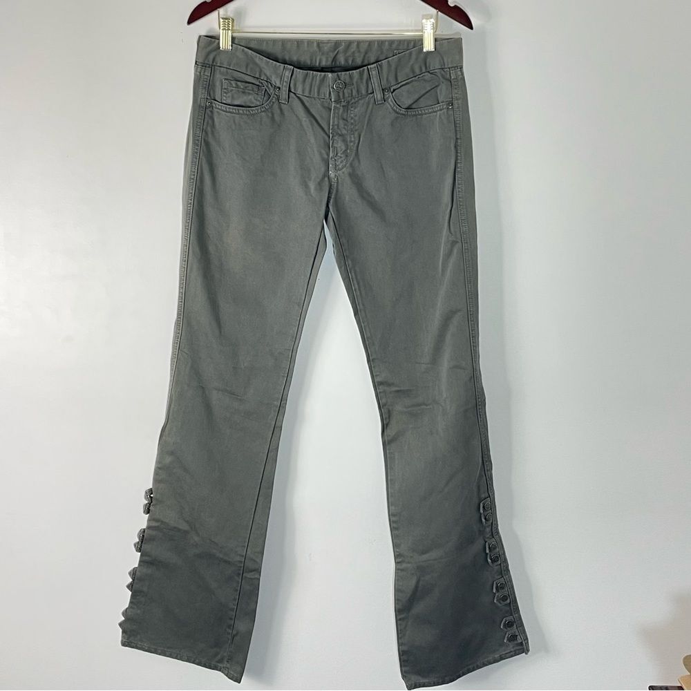 Citizens of Humanity Vintage Jerome Dahan Green Cargo Wide Leg Pants Size 30 Y2K